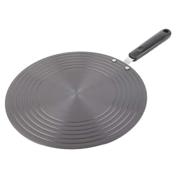 Varmeudlederplade af aluminiumslegering med håndtag, 6 mm, 28 cm/11 tommer, til optøning af mad