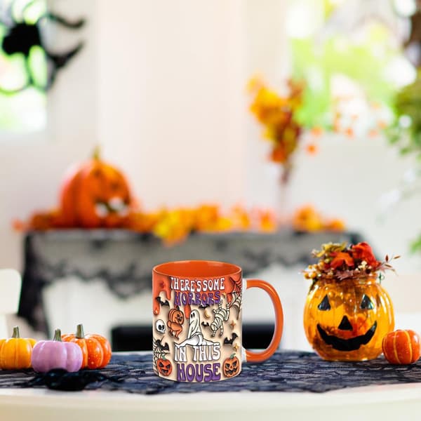 Halloween Kaffemugg 350ml Keramisk Tekopp, Gotisk Festlig Dryckesvara, Alternativ B