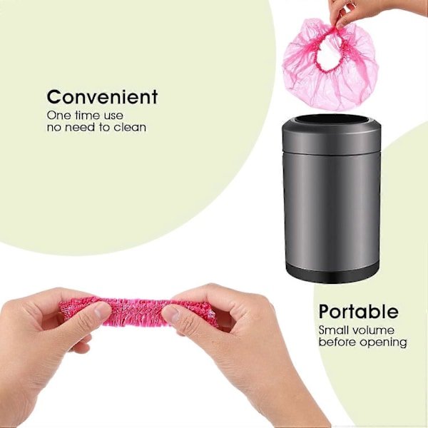 100 st Engångs Duschmössor, Duschmössor för Kvinnor Plast Duschmössor