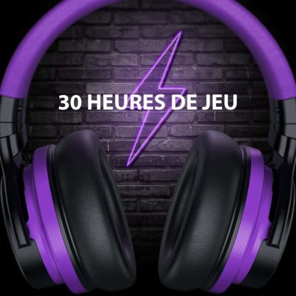 E7 BASIC C Violetti Aktiivinen melunvaimennus Kuulokkeet Bluetooth-kuulokkeet Langattomat kuulokkeet