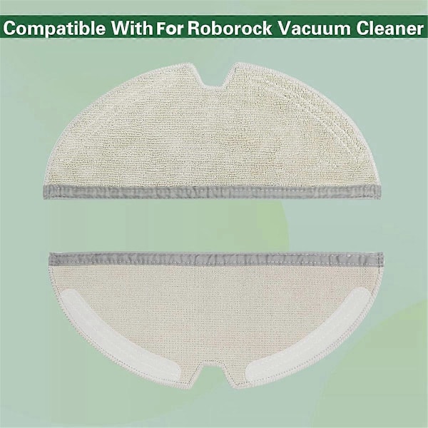Mikrofiber Moppeklud til E-serien, Q5, Q5 Pro, Q5 Pro+, Q7Max, Q8Max, Q8Max+, S5, S5 Max, Robotstøvsuger As Shown