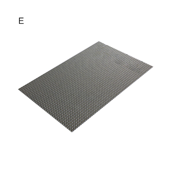 Bordskåner Anti-slip Multifunktionel PVC Isolering Vestlig Dekorativ Dækkeserviet Service-E