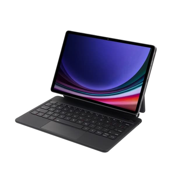 Läderfodral för Samsung Galaxy Tab S10+ med magnetiskt Bluetooth-tangentbord