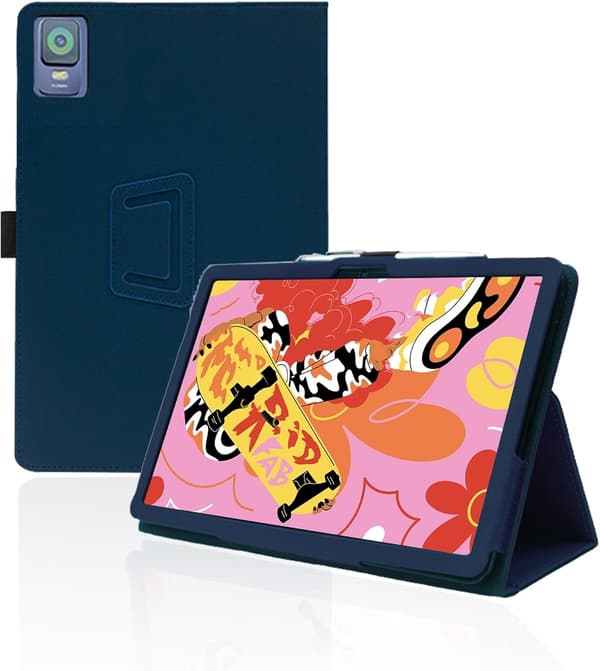 Etui til XPPen Magic Drawing Pad 12.2\", PU-læder, foldbart stativ, blyantholder, håndledsrem