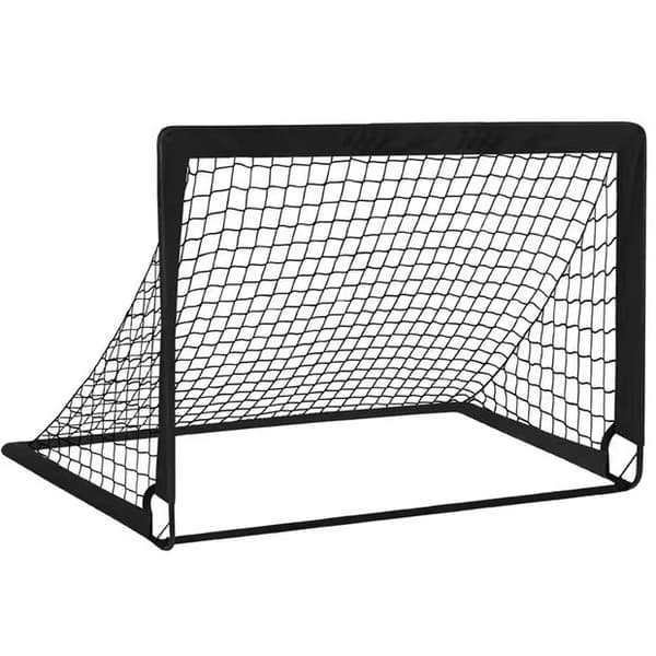 Bærbart Sammenklappeligt Fodboldmål til Børnetræning og Kampe - Orange/Sort/Blå Black Single Pack
