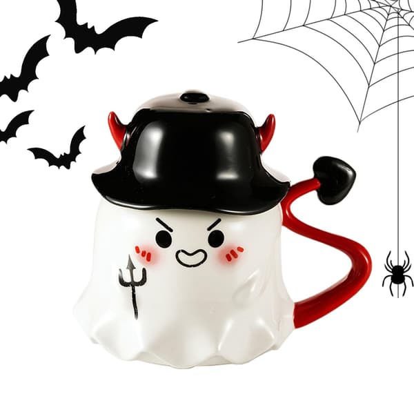 Halloween kaffemugg, keramikmugg, 201-300ml, alternativ A