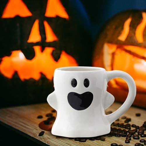 Halloween kaffemugg, 400 ml keramikmugg, alternativ A