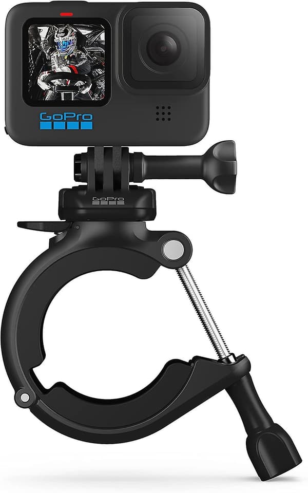 GoPro Stort Rørfæste (Rullestænger + Rør)