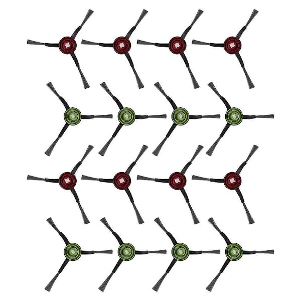 16 stk. sidebørster til ECOVAC OZMO T9 /T8 MAX T8 POWER T8 /N8 PRO robotstøvsuger tilbehør As shown