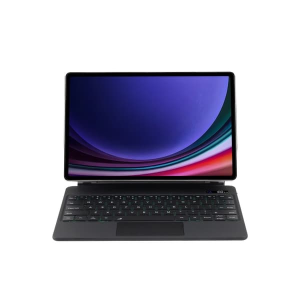 Nahkakotelo magneettisella Bluetooth-näppäimistöllä Samsung Galaxy Tab S9 FE:lle