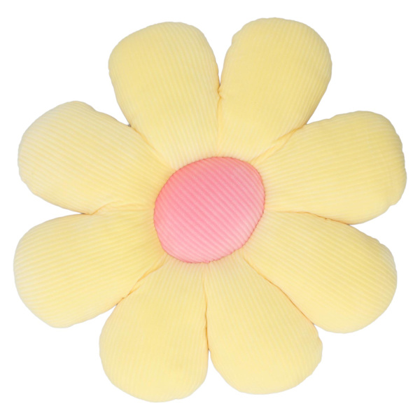 Plysch Daisy Cushion Soft Daisy Flower Sittkudde Daisy Floor Sittdyna för stolsoffa Bil typ 1