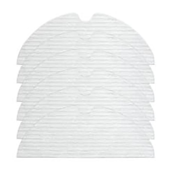 6 engångsmoppduk för Xiaomi Dreame F9 Robotdammsugare - Broom Roller Sidoborste Hepa Filter