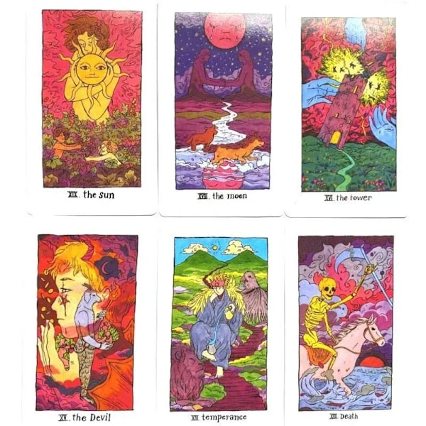 The Cosmic Slumber Tarotkort Orakelkort För Ödes Spådom Brädspel Tarot För Fritid Fest Kortspel