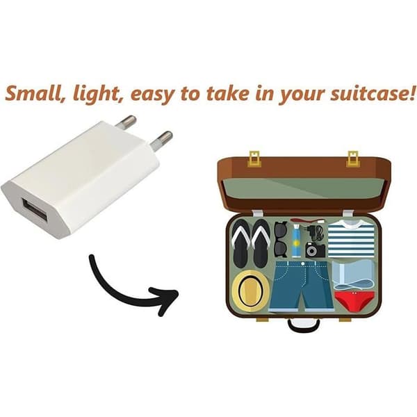 2-pak to-benet til USB universal rejseadapter til Asien og Europa