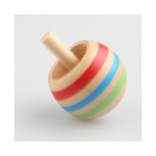 3 stk. Gyro Finger Spinner i tre, skrivebordsspinnleke, stressreduserende leke for barn