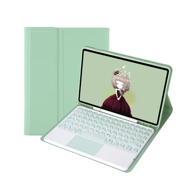 Bluetooth-tangentbordsfodral för Samsung Galaxy Tab S10 Lite 10.9\", SM X400/X406, Grön