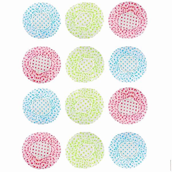 Återanvändbar Duschmössa 6-pack Duschmössa Elastisk Duschmössa Multicolor