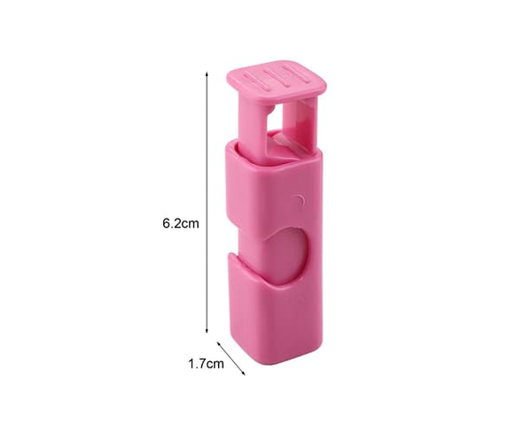 4 stk./sæt Fugttætte Madforseglingstænger - Pink