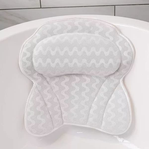 Vaskbar 4D badekarpute med sugekopper for badekarbruk Wave Butterfly