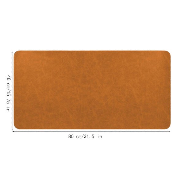 Stor Musematte Skrivebordsmatte Gaming Musematte Brown