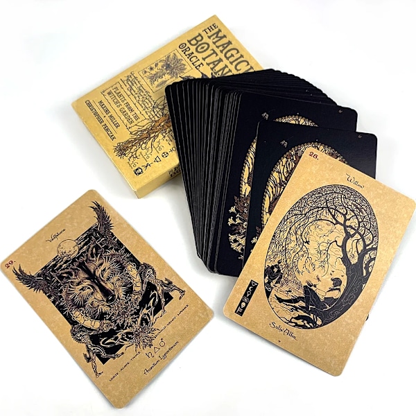 The Magickal Botanical Oracle Cards : Växter från Häxans Trädgård Använder Den Djupa Visdomen Från Naturvärlden
