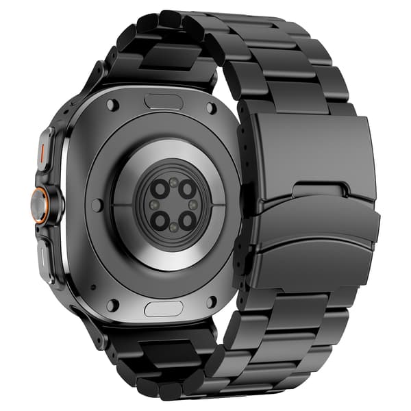 Titaniumlegering Metalarmbånd til Samsung Galaxy Watch Ultra 47mm, Sort
