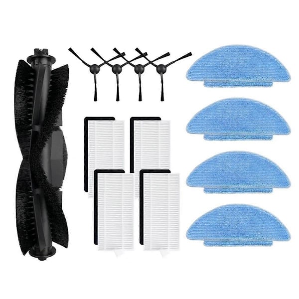 För L9000 Robotdammsugare Huvudborste Sidoborste HEPA Filter Mopp Pad Ersättningsdelar Tillbehör, C As Shown