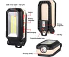 LED Arbeidslys Campinglys Oppladbar LED Spotlight Oppladbar Arbeidslys
