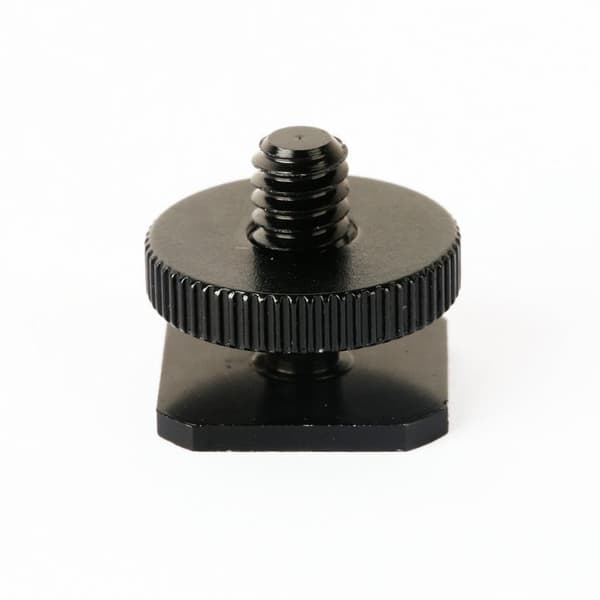 Universal Flashbeslag, 1/4-tommer Skrue Quick Release, Aluminiumslegering, Sort
