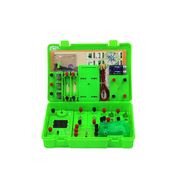 Krets Experimente Kit Basic Connect Wires ABS Student Elektricitet Lärande Verktyg för Vetenskap