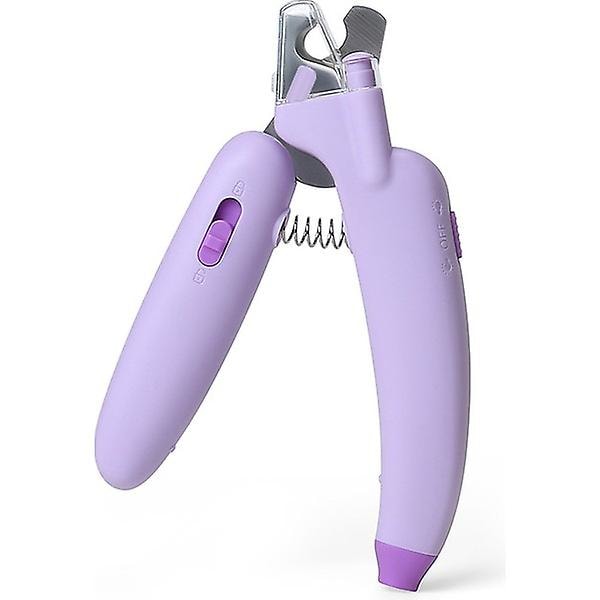 LED nagelklippare för husdjur Purple