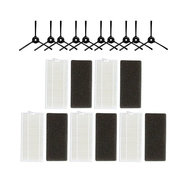 Filter Side Brush til Lefant M200/M201/M501/T700 Robotstøvsuger Dele Fejemaskine Robot Rengøringstilbehør