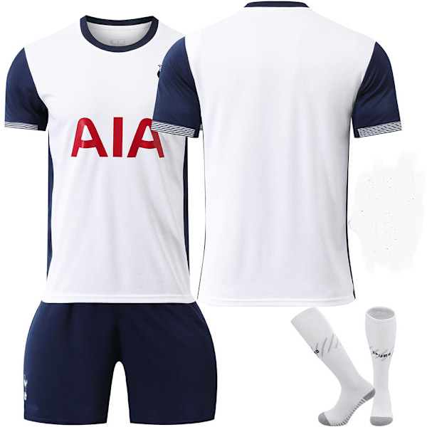 2425 Tottenham Hotspur Hemtröja Kortärmad Fotbollströja - Set - Nr 7 Son Heung-min 17 Romero 17 + Strumpor XL(180-185cm)