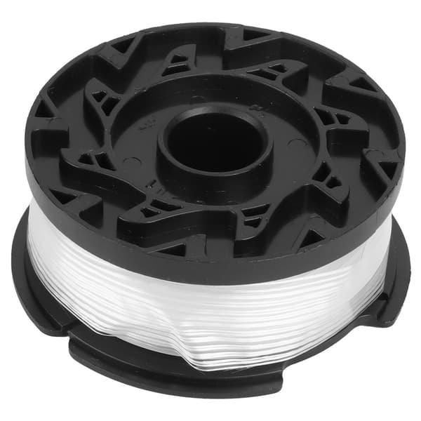 6 stk. spole til gressklipper med deksel, reservedeler som passer til BLACK+DECKER AF100