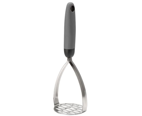 Convenient Food Masher Lättviktsmatrum Press-on - Grå