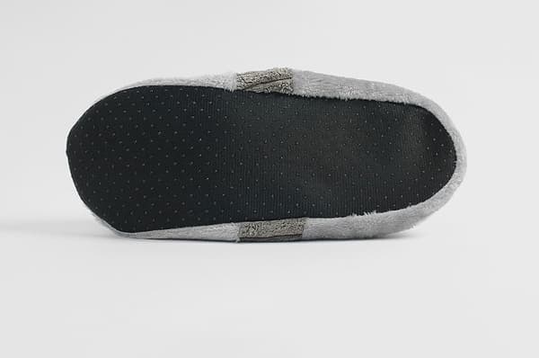 Inomhustofflor för kvinnor, mörkblå, fleecefoder, halkfri sula, varma vintertofflor Dark Blue