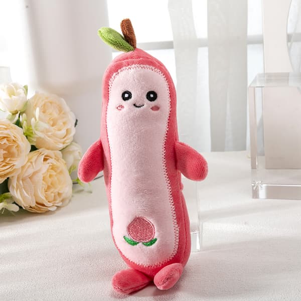 Persikka pehmolelu tyyny 16cm / Peach