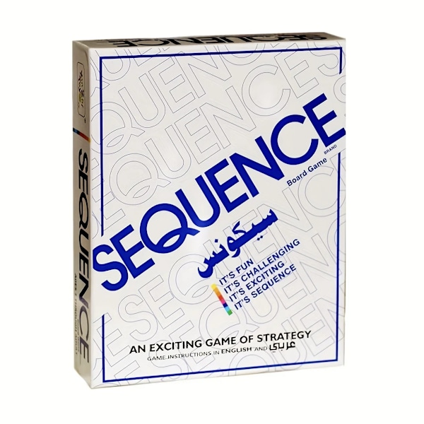 1 st Sequence Strategispel - Engagerande Vikbart Bräde, Spännande Kortspel, Perfekt för Familjemys & Festliga Tillställningar