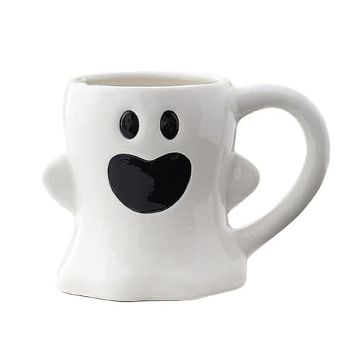Halloween kaffemugg, kuslig gotisk keramikmugg, 400 ml, alternativ A