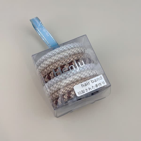 Tjock flätad hårtofs för vardaglig hästsvansstyling Light Brown Mix 8 Pcs