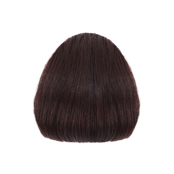 Peruk Andas Smidig högtemperaturfiber Front Blunts Fringe Peruk för flicka - Mörkbrun