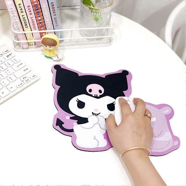 Søt Musematte, Anime Musematte Kawaii Musematte for Kvinner Jenter og Barn Datamaskin Laptop Mus - Matte(K)