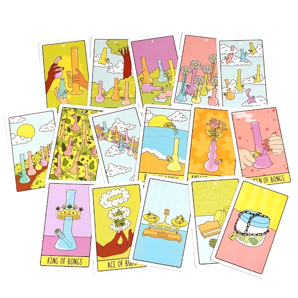 Pot Tarot 78 Kortlekar Reseversion Fickformat Häxig Nybörjar Tarot Lära sig Tarotkort