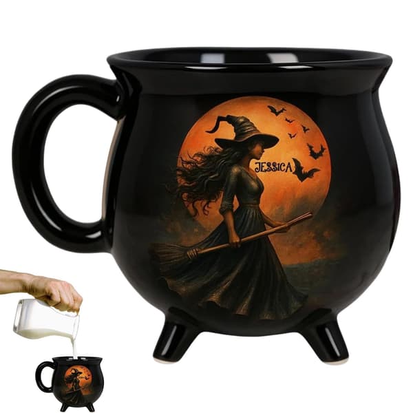 Halloween Kaffemugg 350ml Keramik, Alternativ A, 13.5cm Nyhetsmugg