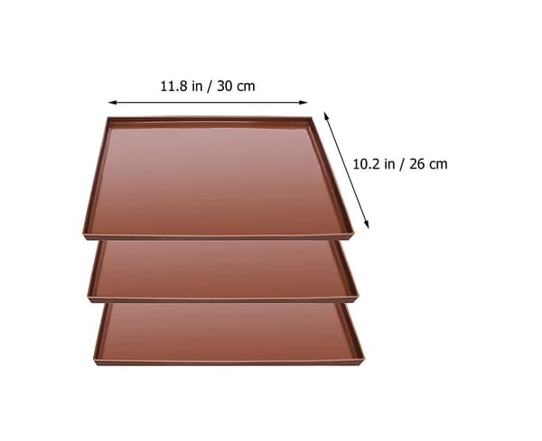Silikon Dehydrator Ark Ovn Baking Frukttørking Gjenbrukbar Dehydrator Brett