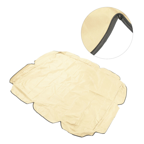 Keinun kato 210D hopeapinnoitettu Oxford vedenpitävä UV-suojattu ulkokäyttöön patiopihalle tuolille 142x120x18cm Beige