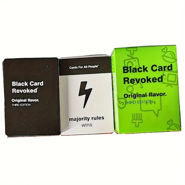 Black Card Revoked Original Flavor Third Edition - Korttipeli 14-vuotiaille ja vanhemmille