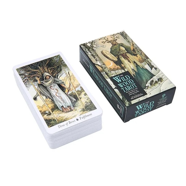 The Wild Wood Tarotkort Spådomslek Engelsk Version Utgåva Spelbord Flerpersonsunderhållningsspel