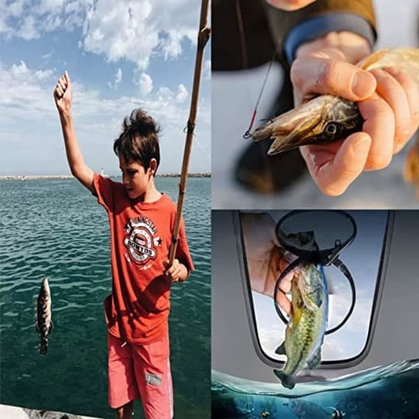 Bærbar Sammenfoldelig Fiskespand, Babyblå/Grå Fiskespand, Grå