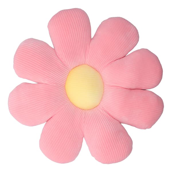 Plys Daisy Pude Blød Daisy Blomst Pyntepude Daisy Gulv Siddehynde til Stol Sofa Bil Type 4